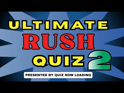 RUSH QUIZ | The Ultimate Sequel | Are You a Rush Superfan? | Easy to Impossible Music Trivia!