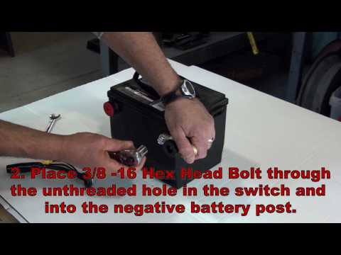 Side Post Battery Disconnect Installation - GAMA Electronics, Inc.