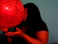 Blowing Up A Hearts Balloon