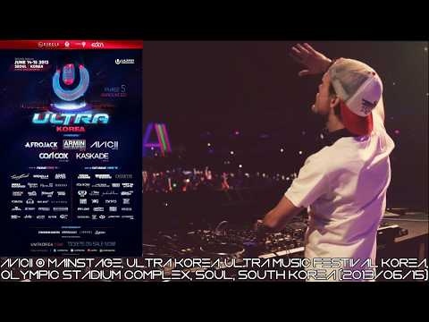 Avicii @ Mainstage, Ultra Korea, Ultra Music Festival Korea, Sŏul, South Korea (2013/06/15)