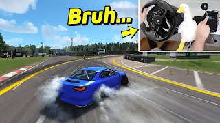why you don't buy a $50 steering wheel... why you don't buy a $50 steering wheel...