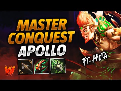 APOLLO, LOW TIER ADC BUT WHAT ROTATIONS :D - Warchi - Smite Master Conquest