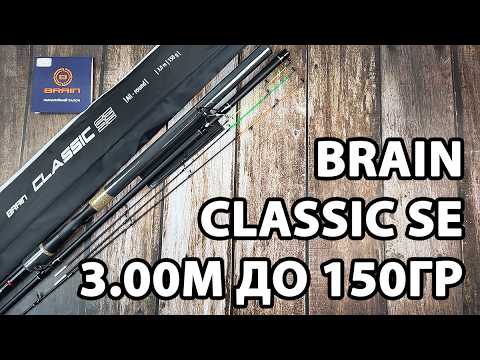 Фідер Brain Classic SE 3.00м / до 150гр — для фідерної риболовлі на течії + 3 вершинки в комплекті