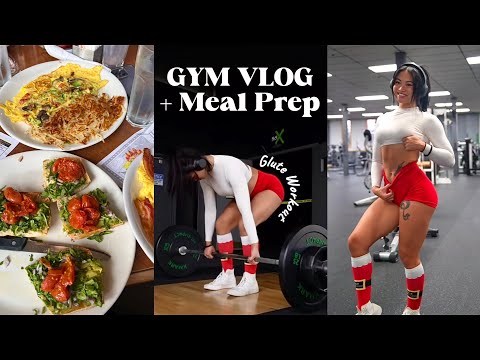Productive Vlog Glute Workout Meal Prep