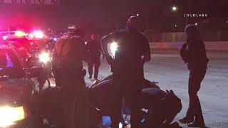 Man Kicks Out Window of a LASD SCV Patrol Car on I5 / Sun Valley  5.1.18