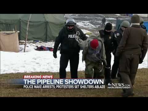 Dakota Access Pipeline - Final Showdown (ABC News)