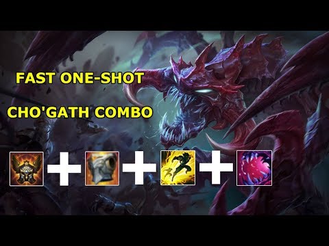 Fast One-Shot Cho'gath Combo