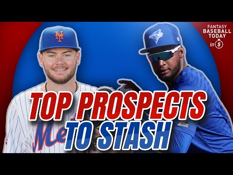 TOP 5 PROSPECTS To Stash! Christian Scott & Orelvis Martinez Coming Soon? | Fantasy Baseball Advice