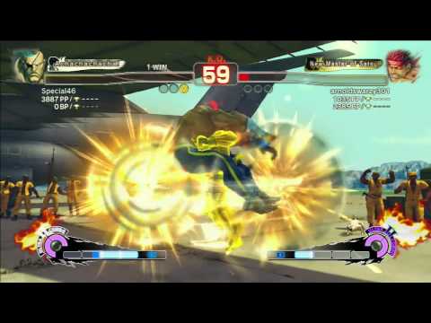 SSF4 AE- Evil Ryu (Naruto Sage) Vs Sagat