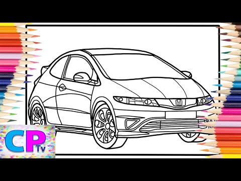 Honda Civic Coloring Pages/Honda Civic VIII/Stahl - Dreams/Rodsyk - Energy [COPYRIGHT FREE]