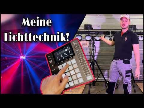 Meine Lichttechnik! +Wolfmix W1 Spielerei | Varytec Spot Wash 140 | Pixelbar Switch | Cameo Superfly
