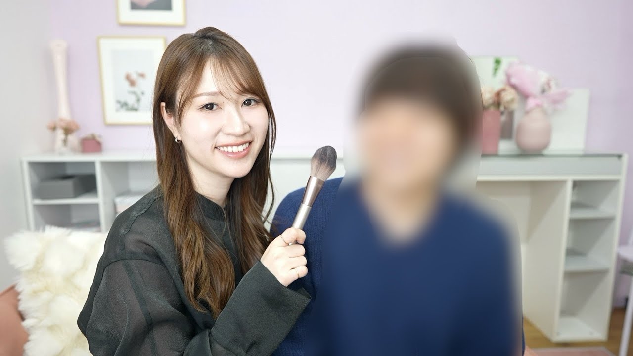 小学校からの付き合いの方にメイクします。【詐欺メイク】