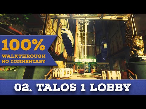 Prey 2017 Walkthrough [1440p] (All Collectibles,Nightmare) part 2 TALOS 1 LOBBY