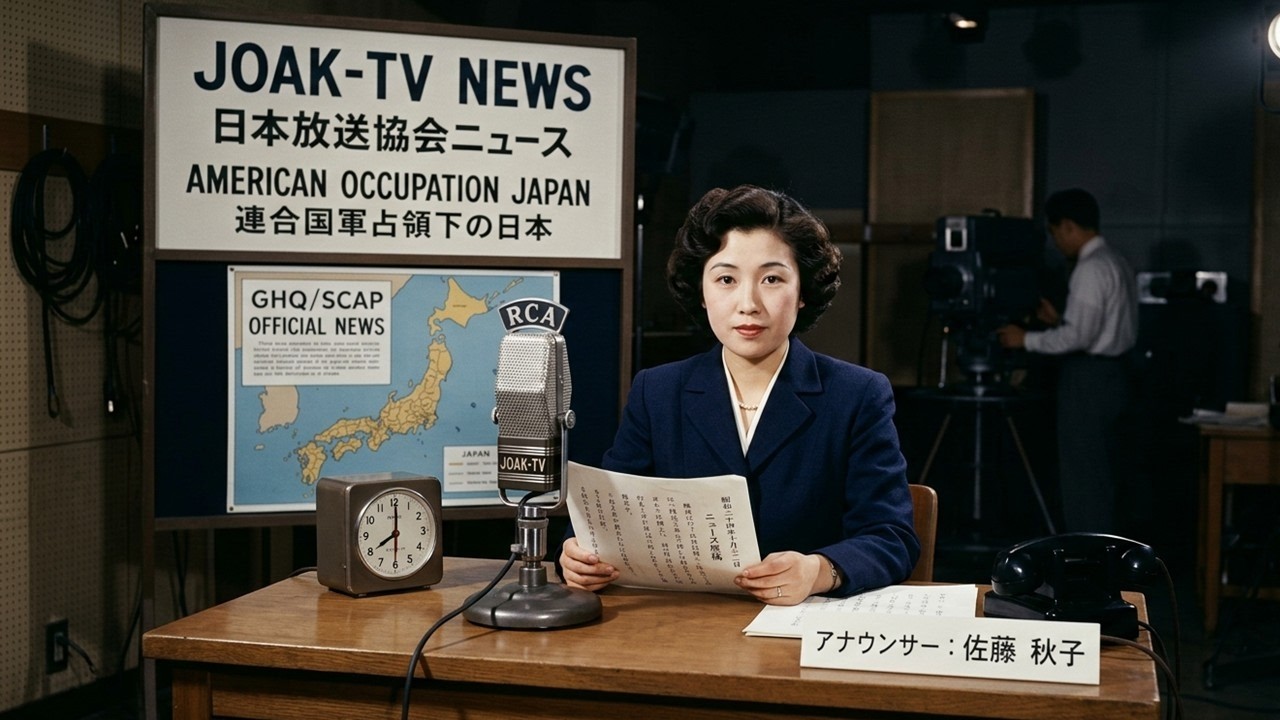 日本が英語ピジンを話している世界線のニュース番組