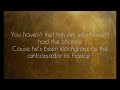 What D I Miss Hamilton Lyric Video