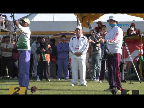 Min Lihong v Jignas Chittibomma – compound men bronze | Asian Archery Championships 2011