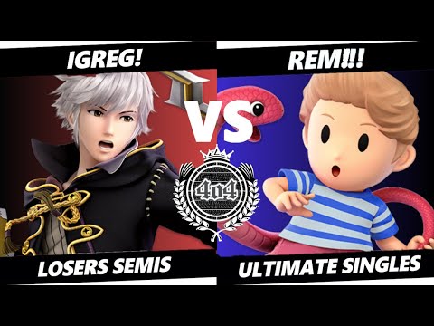4o4 Smash Night 38 - iGreg! (Robin) vs DH| REM!!! (Lucas) - Losers Semi-Final