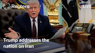 LIVE: Trump addresses the nation on Iran 