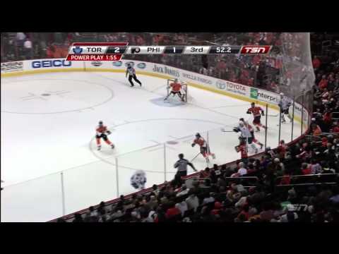 Last Minute of the Third & Bolland's 2nd Goal - Leafs vs Flyers - Oct 2nd 2013 (HD)