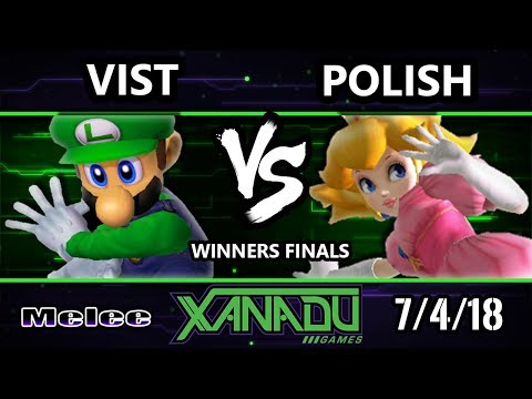 S@X 257 SSBM - Vist (Luigi) Vs. Polish (Peach) - Smash Melee Winners Finals