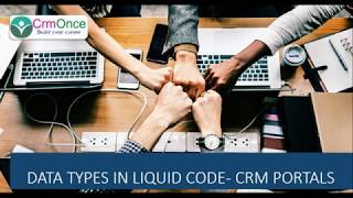 Session 15: Data Types in Liquid Code in CRM Portals/Adxstudio