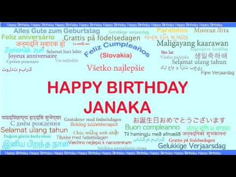 Janaka   Languages Idiomas - Happy Birthday