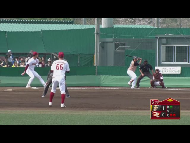 【ファーム】ファイターズ・今井がタイムリーヒットで追加点‼ 2019/4/17 E-F(ファーム)