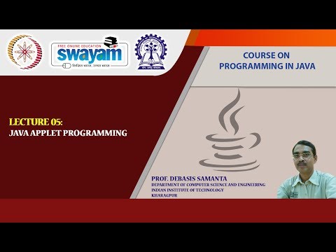 Introduction To Java Applets Lecture 05 Java Applet Programming