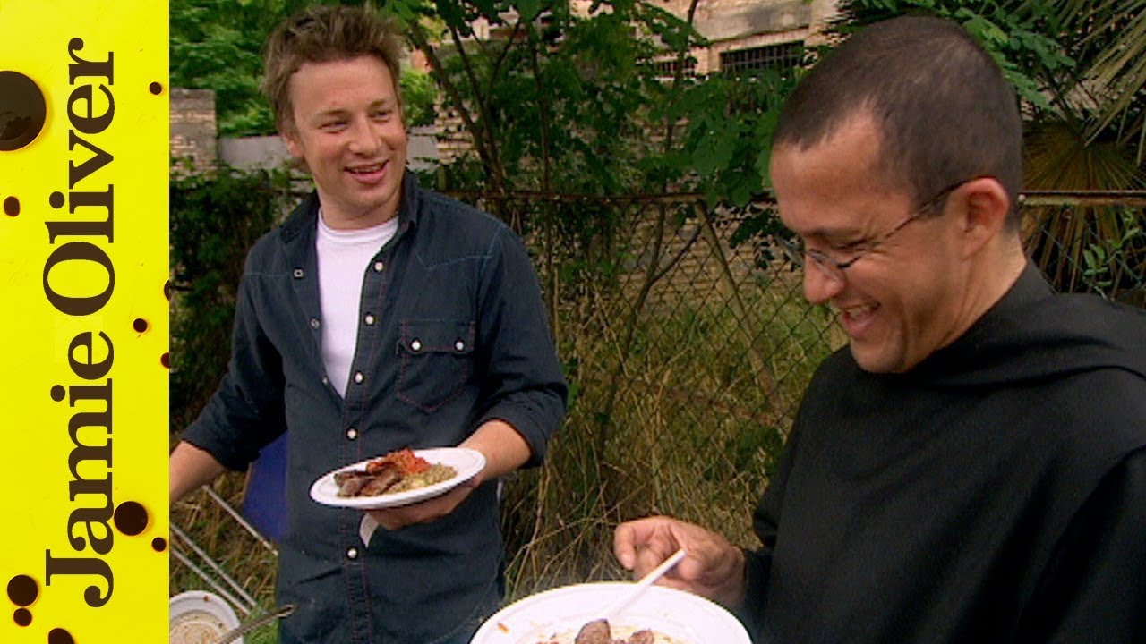 Italian sausage and lentils: Jamie Oliver