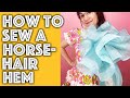 How To Sew Horsehair Braid To Finish Any Hem Sew Anastasia