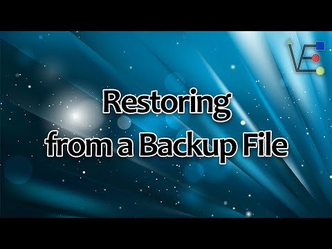Restoring from a Backup File Proxmox