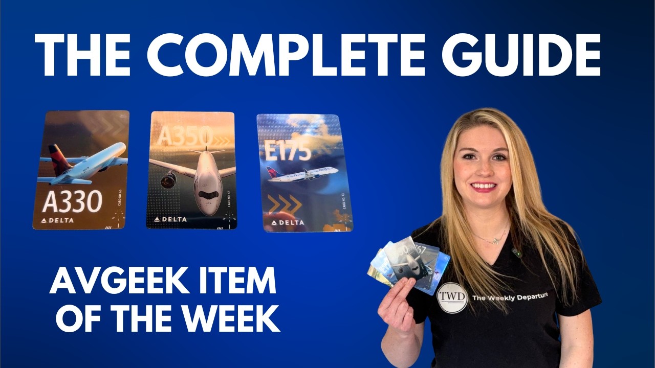 Everything You Need To Know About DELTA AIRLINES TRADING CARDS | AvGeek Item of the Week Ep. 2 ✈