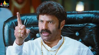 Latest Telugu Movie Scenes  Balakrishna Warning ab