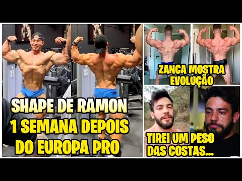 RAMON MONSTRA SHAPE 1 SEMANA POS EUROPA PRO! ZANCA MOSTRA EVOLUCAO! GORGONOID FALA SOBRE DESABAFO!