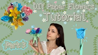 Diy Paper Flower Bouquet Tutorial 💐 | Part 3