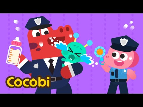 Police Takes Care of Baby Alien | Songs for Kids | Cocobi