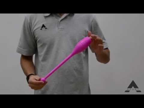 Gymnastikkøller 35 cm Fuchsia