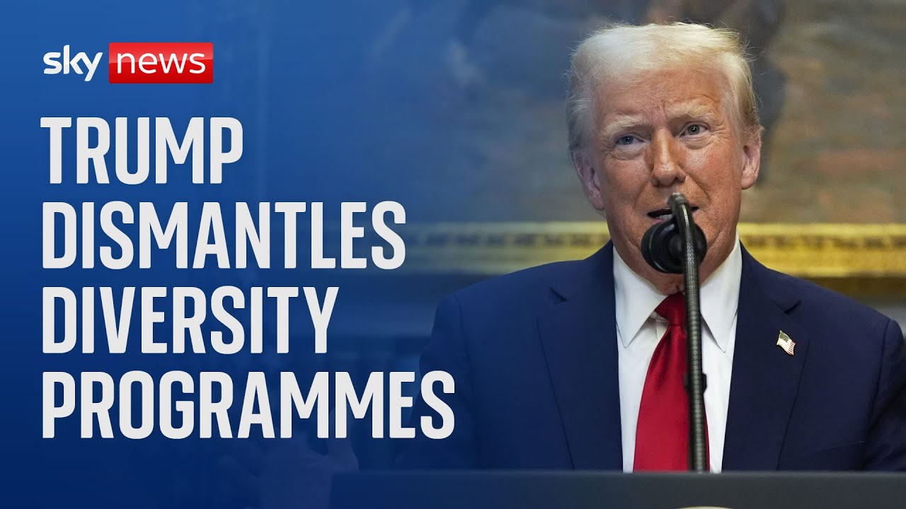 President Trump escalates campaign against diversity