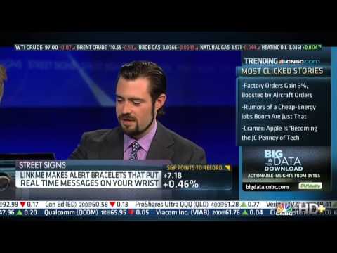 CNBC Technology Correspondent Matt Sandy Ft. LinkMe on Street Signs