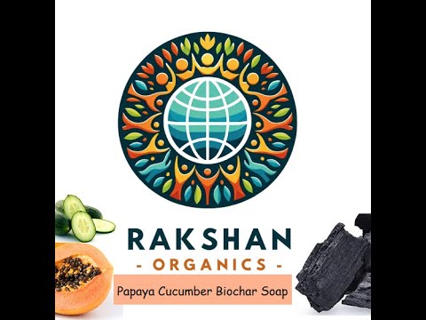 Ros005 papaya cucumber base with biochar powder soap