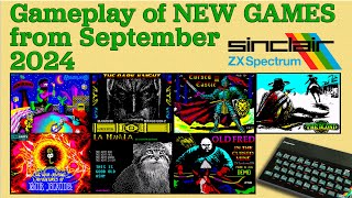 Gameplay of New ZX Spectrum games from September 2024