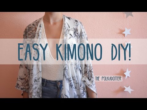 Easy Kimono DIY | 4 Steps