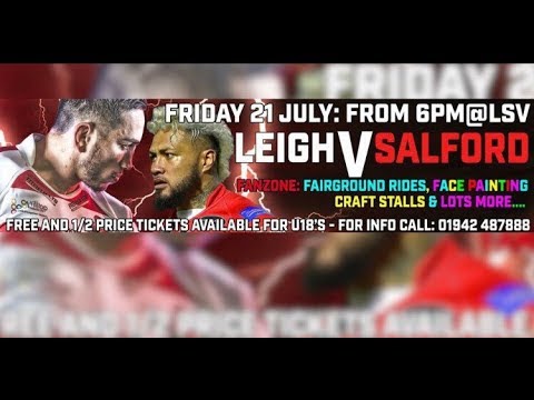 Leigh Centurions Vs Salford Red Devils promo