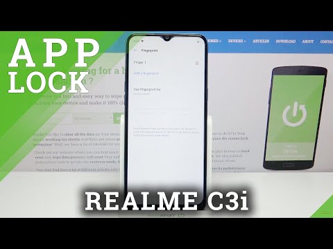 How to Lock Apps with Fingerprint in REALME C3i – App Limit Access