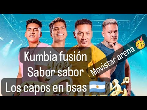 los capos.sabor sabor.kumbia fusión en Movistar arena bsas🇦🇷