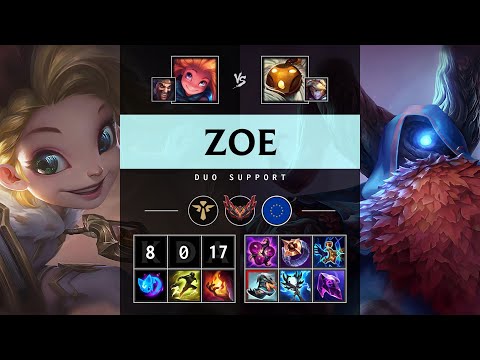 Zoe Support vs Bard - EUW Grandmaster Patch 25.S1.3