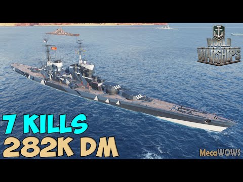 World of WarShips | Stalingrado | 7 KILLS | 282K Damage - Replay Gameplay 1080p 60 fps