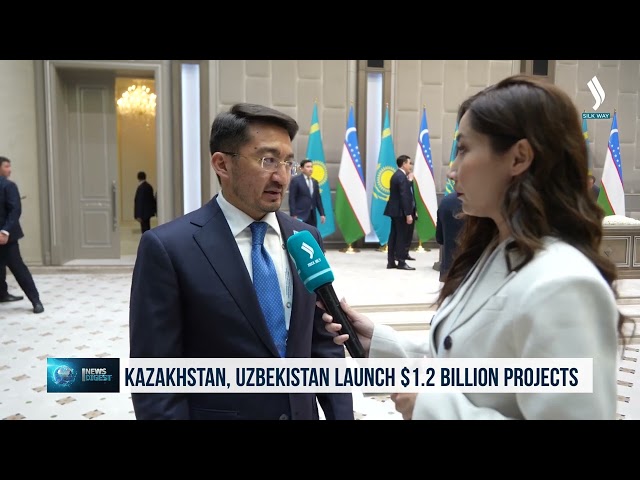 Қозоғистон ва Ўзбекистон 1,2 миллиард долларлик лойиҳаларни ишга туширди