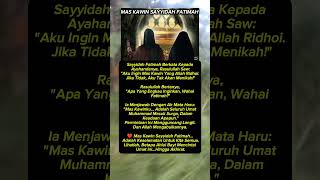 Download lagu MAS KAWIN SAYYIDI FATIMAH #shorts #short #trending #fyp mp3 Download lagu MAS KAWIN SAYYIDI FATIMAH #shorts #short #trending #fyp mp3