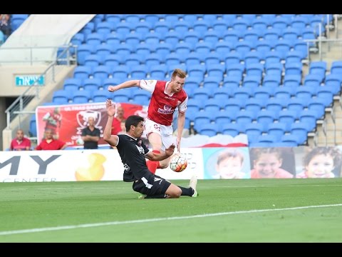 Hapoel Ra'anana - Bnei Sakhnin 0:1 -  Zurzinio score for Sakhnin. 9.4.16